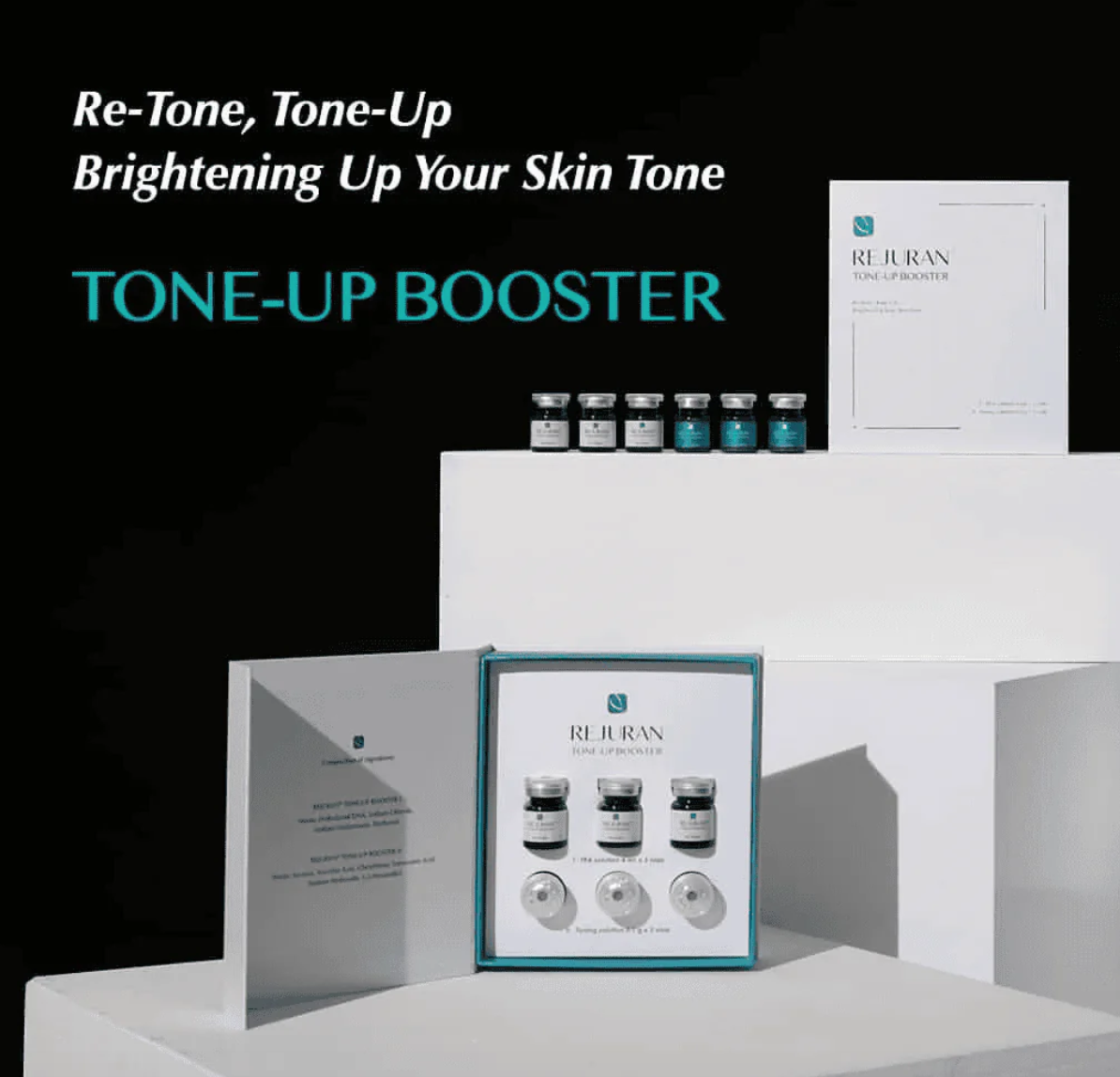 Rejuran Tone-up Booster - 4ml x 3vials + 0.1g x 3vials